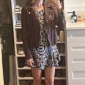 Madewell leather jacket SZ xxs